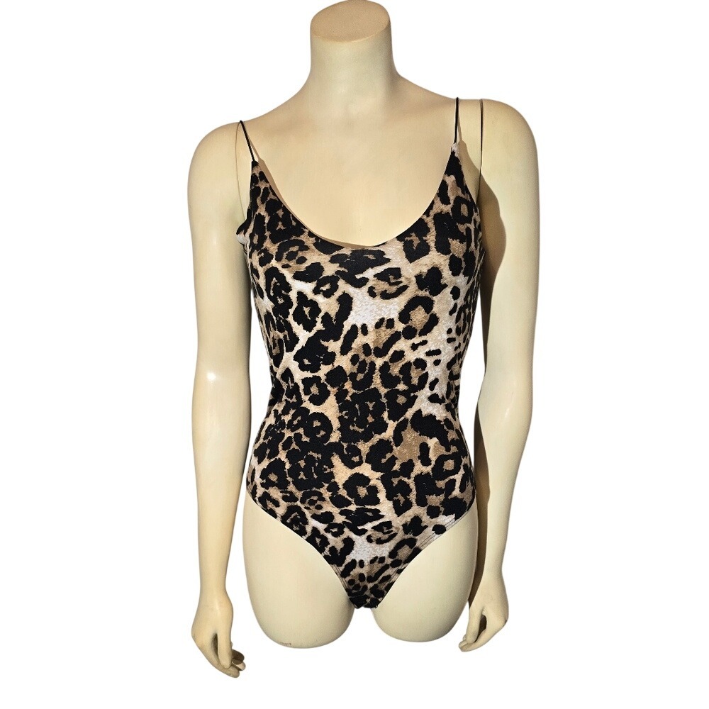 Gaze‎ Leopard Print Bodysuit